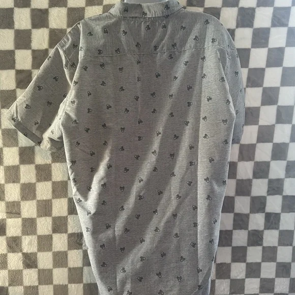 Molokai Surf Co Melting Ying Yang Button Down Dress Shirt Size Xl/Extra Large - Picture 9 of 11